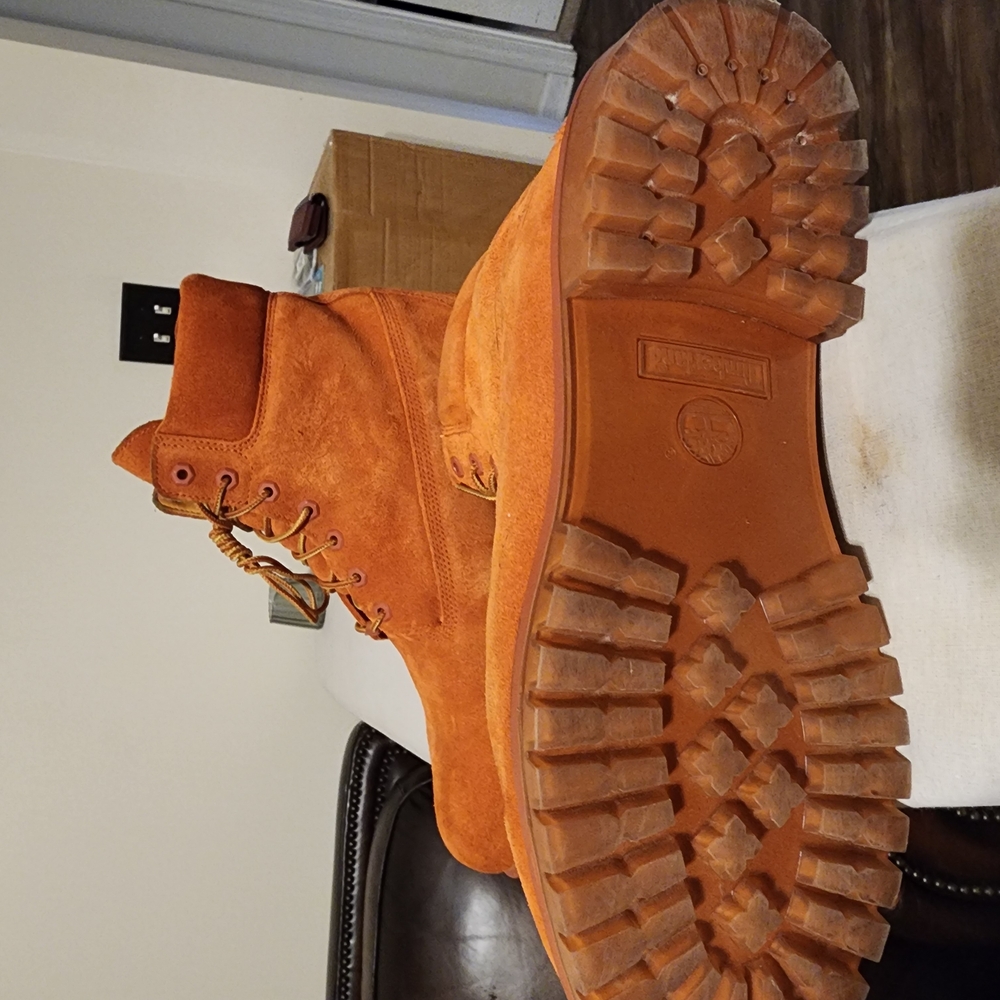 Timberland Men's Orange Boots